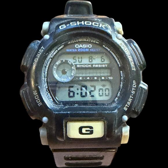 Casio G-Shock DW-6600 Illuminator Shock Resist 200M Water Digital Watch Vintage main image 4